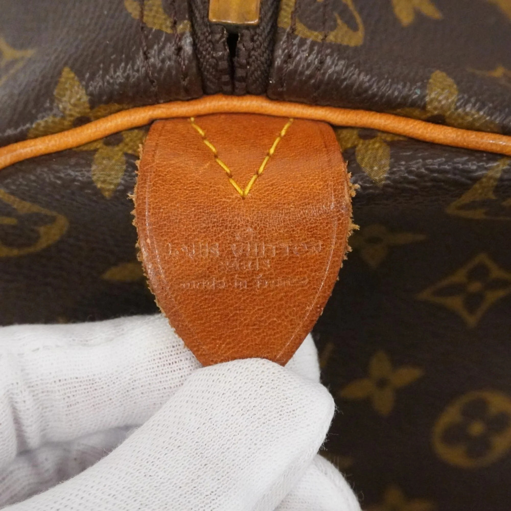LOUIS VUITTON Authentic Brown Monogram Keepall 50 Boston Bag - Picture 5 of 14